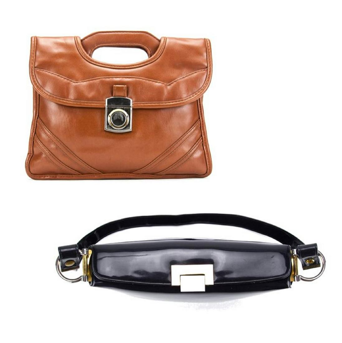 LOT:  Assorted Vintage 1960s 1970s Novelty Closure Handbags Shoulder Bags (1 of 15)