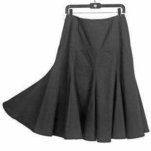 RARE Vintage 1990s NOS YOHJI YAMAMOTO Yoke Panel Circle Skirt $1000 Retail (Reserve $100): Style #: V3PSKW111 Label: YOHJI YAMAMOTO Manufactured: Japan Fabric: Cotton Twill Color: Black Condition: Excellent Vintage (Appearing Unused) Size: 2 Waist: 14" Yoke Width: 6.5" at Center