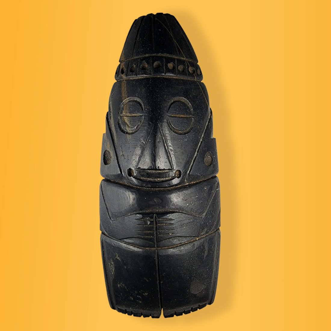 Pre-Columbian Mixtec Style Stone Figure (1 of 3)