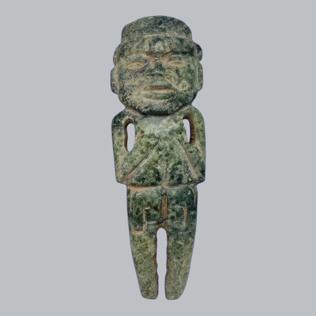 Pre-Columbian Teotihuacan Style Jade Figure (1 of 2)