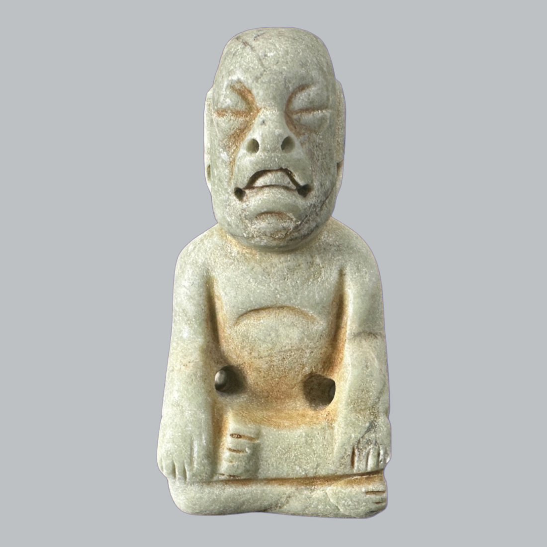Pre-Columbian Olmec Style Jade Figure (1 of 4)