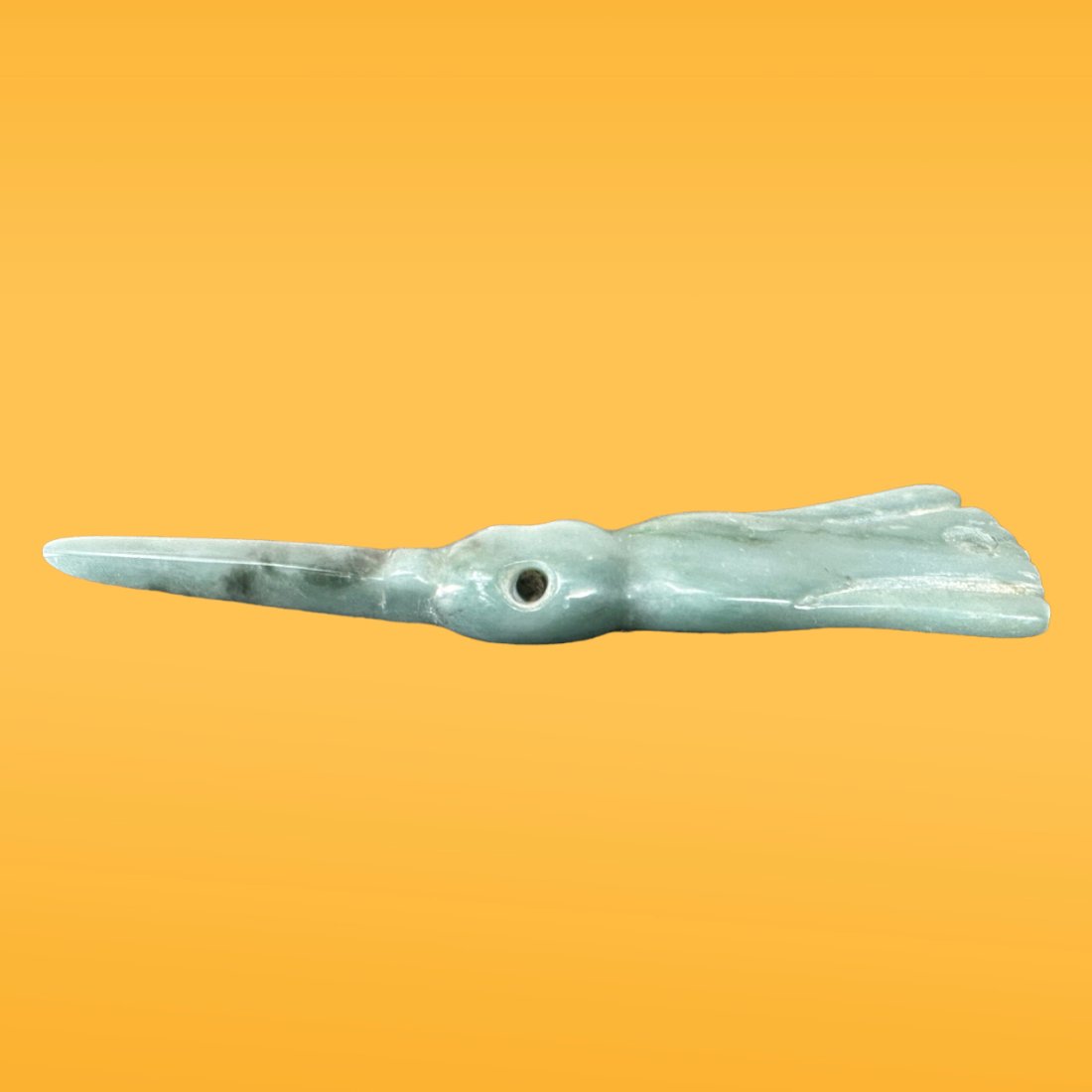 Pre-Columbian Olmec Style Jade Bird Pendant (1 of 3)