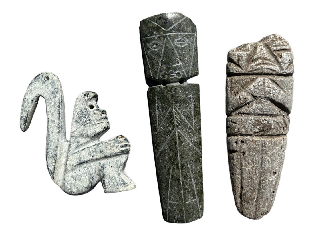 Pre-Columbian Group of stone artifacts (1 of 2)