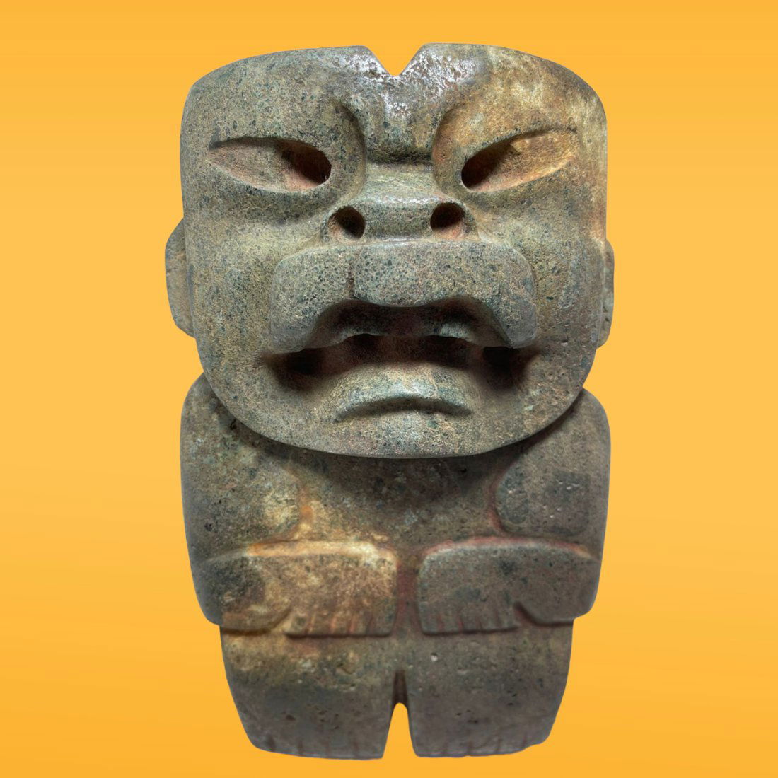 Pre-Columbian Olmec Style Jaguar Celt Figure (1 of 5)