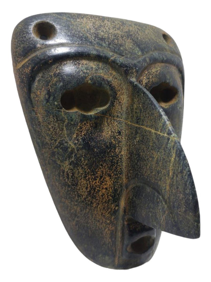 Pre-Columbian Sultepec stone mask (1 of 5)