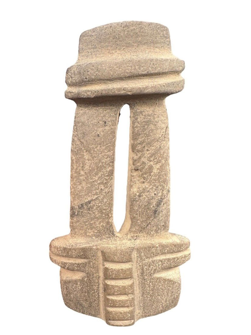 Pre-Columnian Mezcala stone temple (1 of 2)