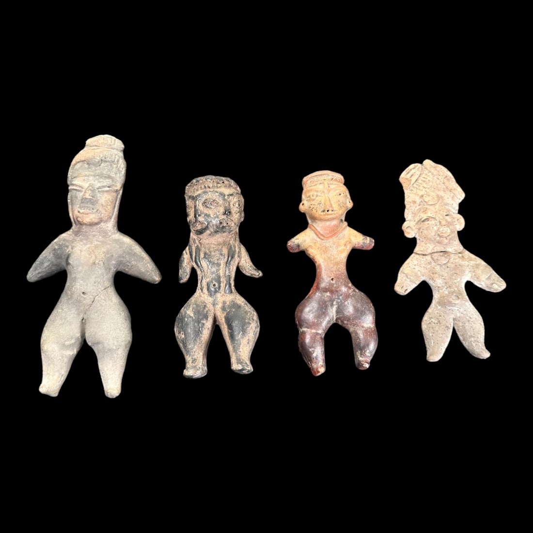 4 Pre-Columbian Preclassic pottery figures (1 of 1)