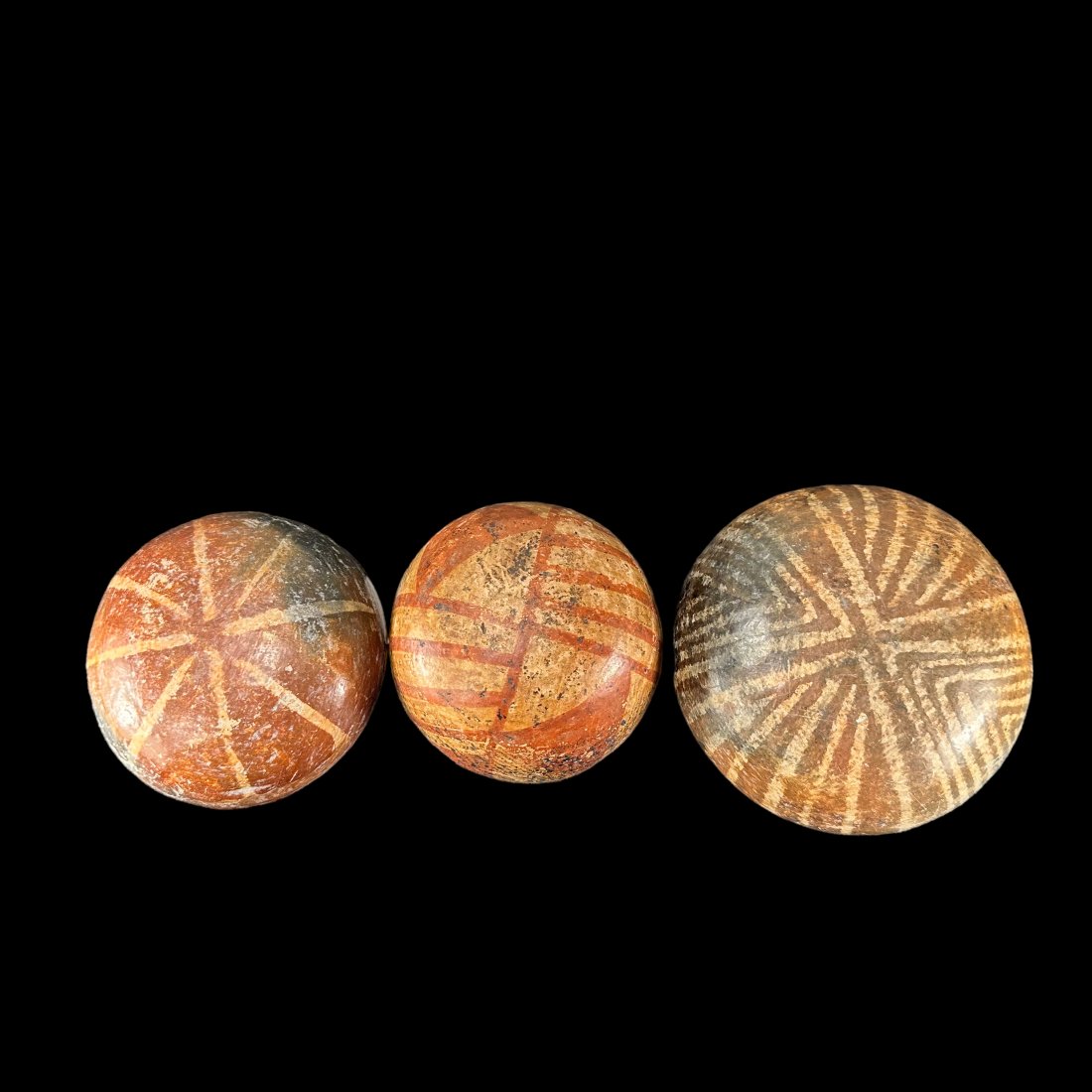 3 Pre-Columbian Nayarit painted bowls (1 of 4)