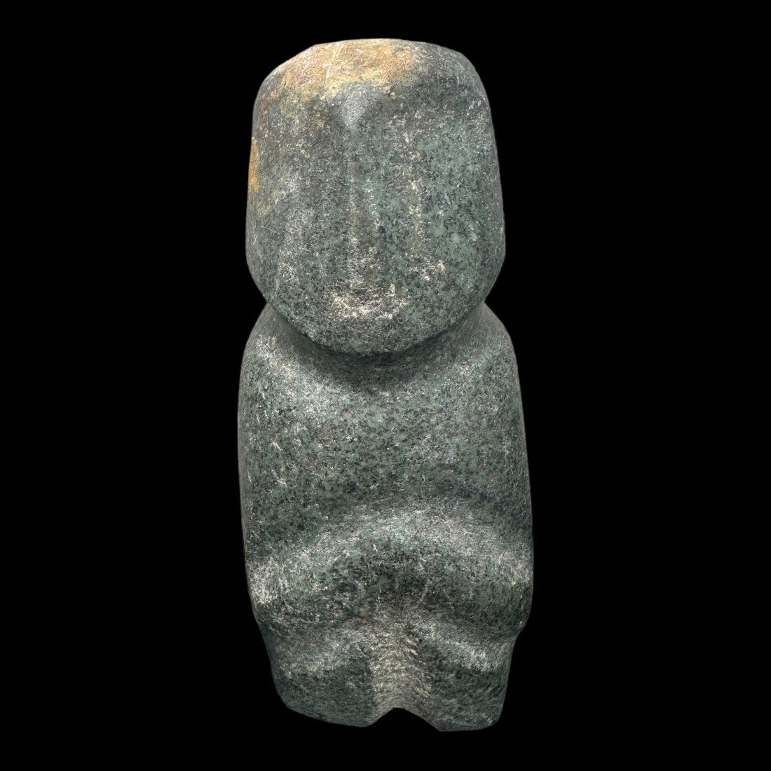 Pre-Columbian Mezcala green stone figure (1 of 2)