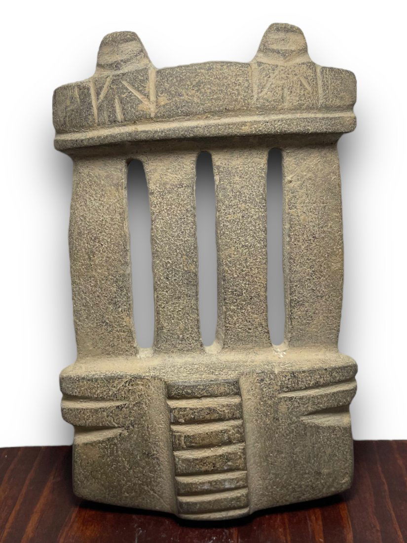 Pre-Columbian Mezcala stone temple (1 of 3)