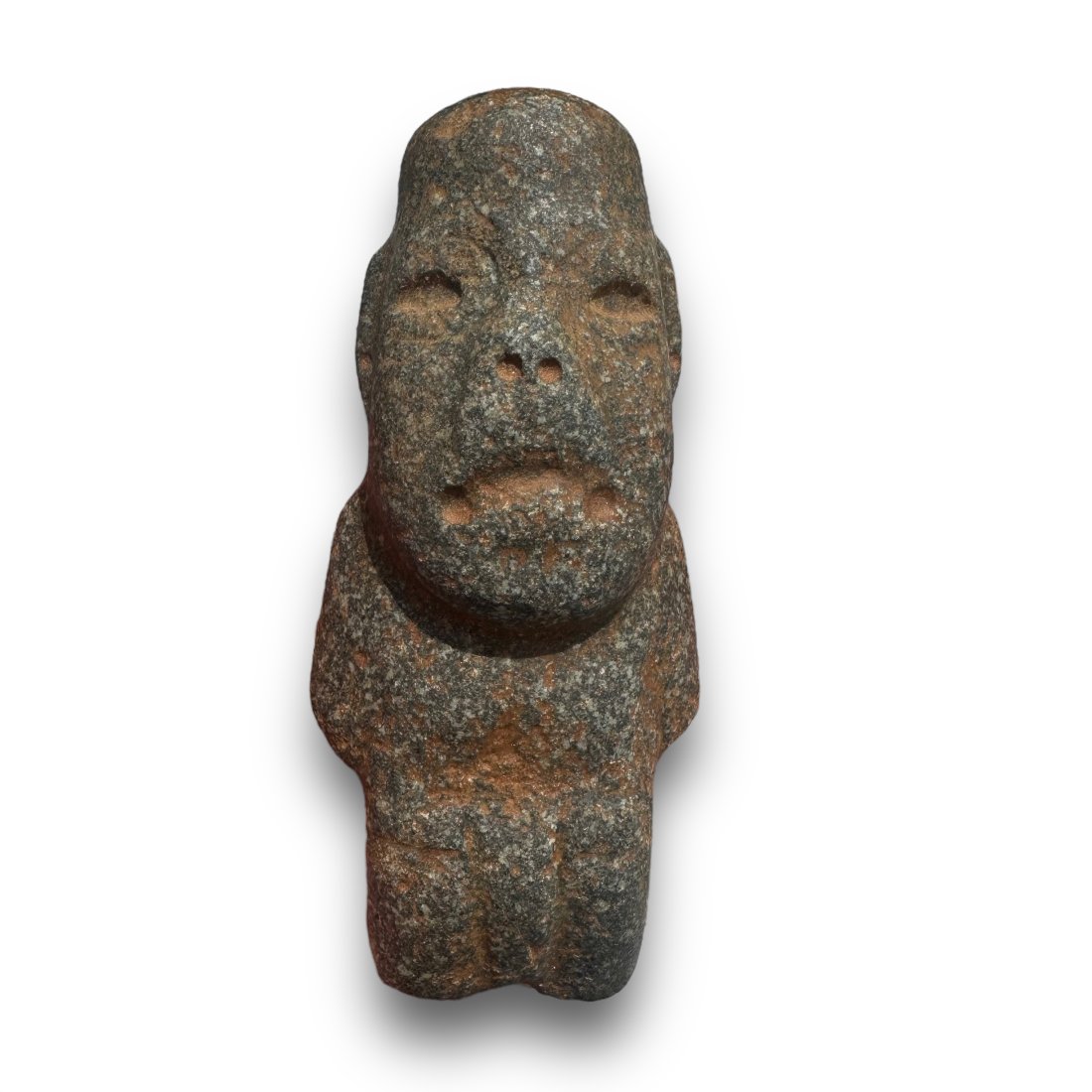 Pre-Columbian Olmec green stone figure (1 of 4)