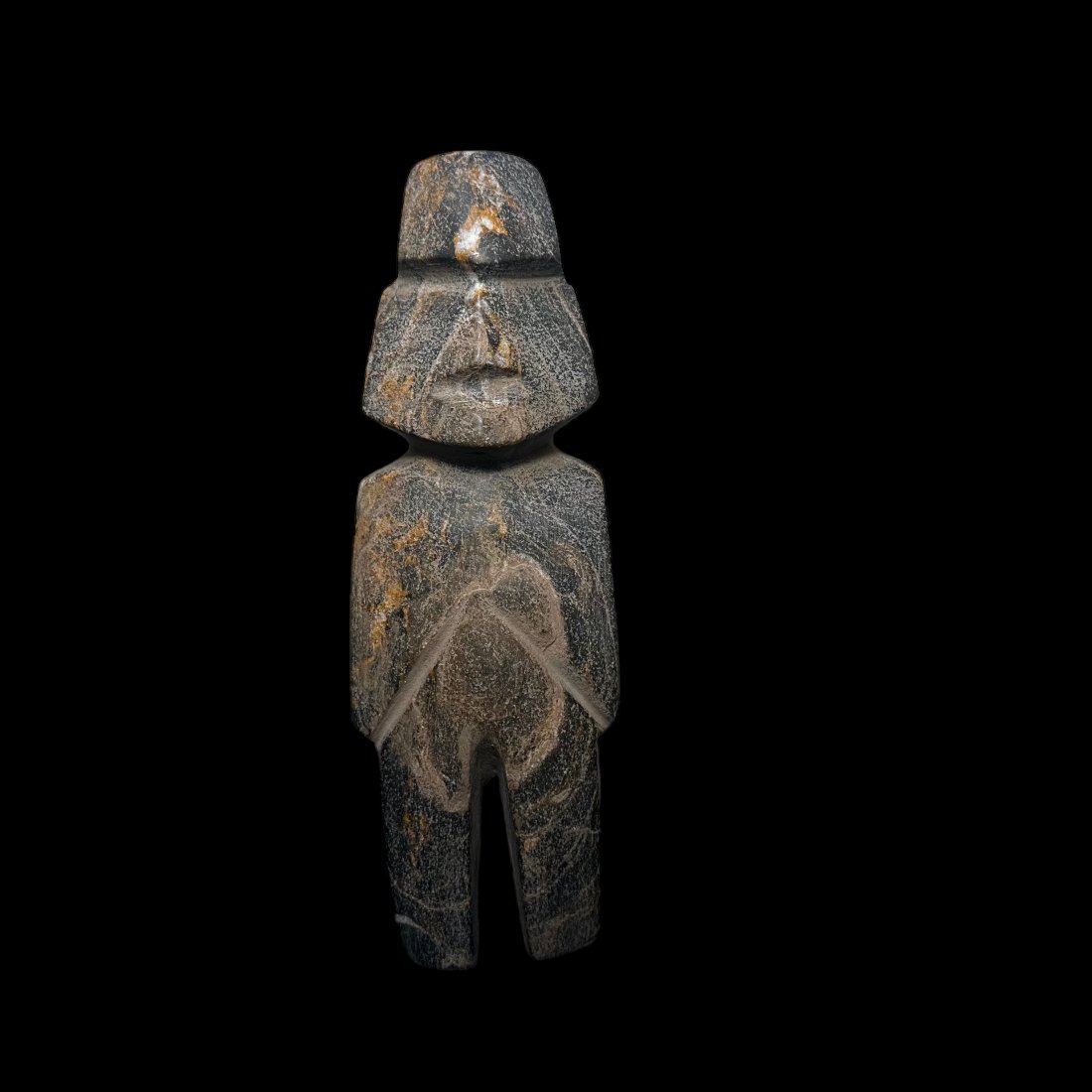 10" Pre-Columbian Mezcala Stone figure (1 of 2)