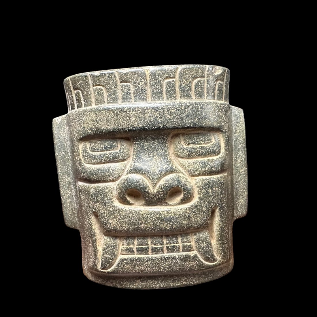 Pre-columbian Chavin stone mask (1 of 4)
