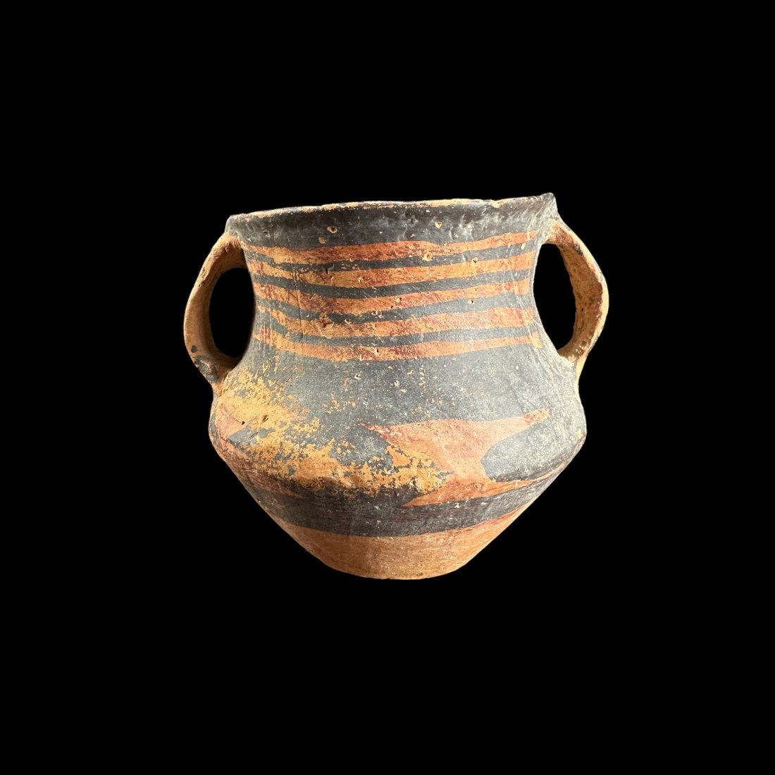 Ancient Chinese Neolithic painted pottery vessel (1 of 6)