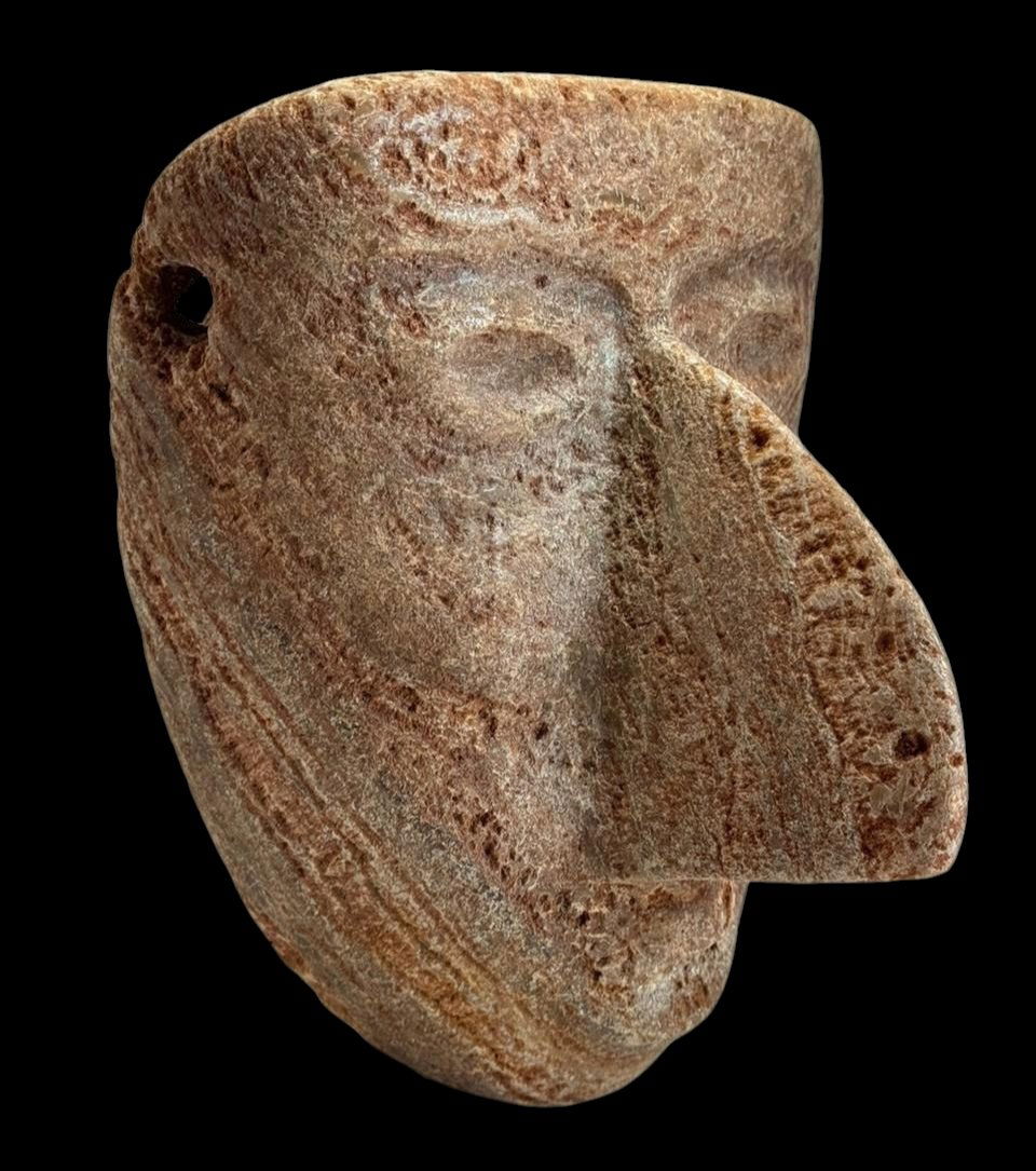 Pre-Columbian Sultepec Alabaster mask (1 of 5)