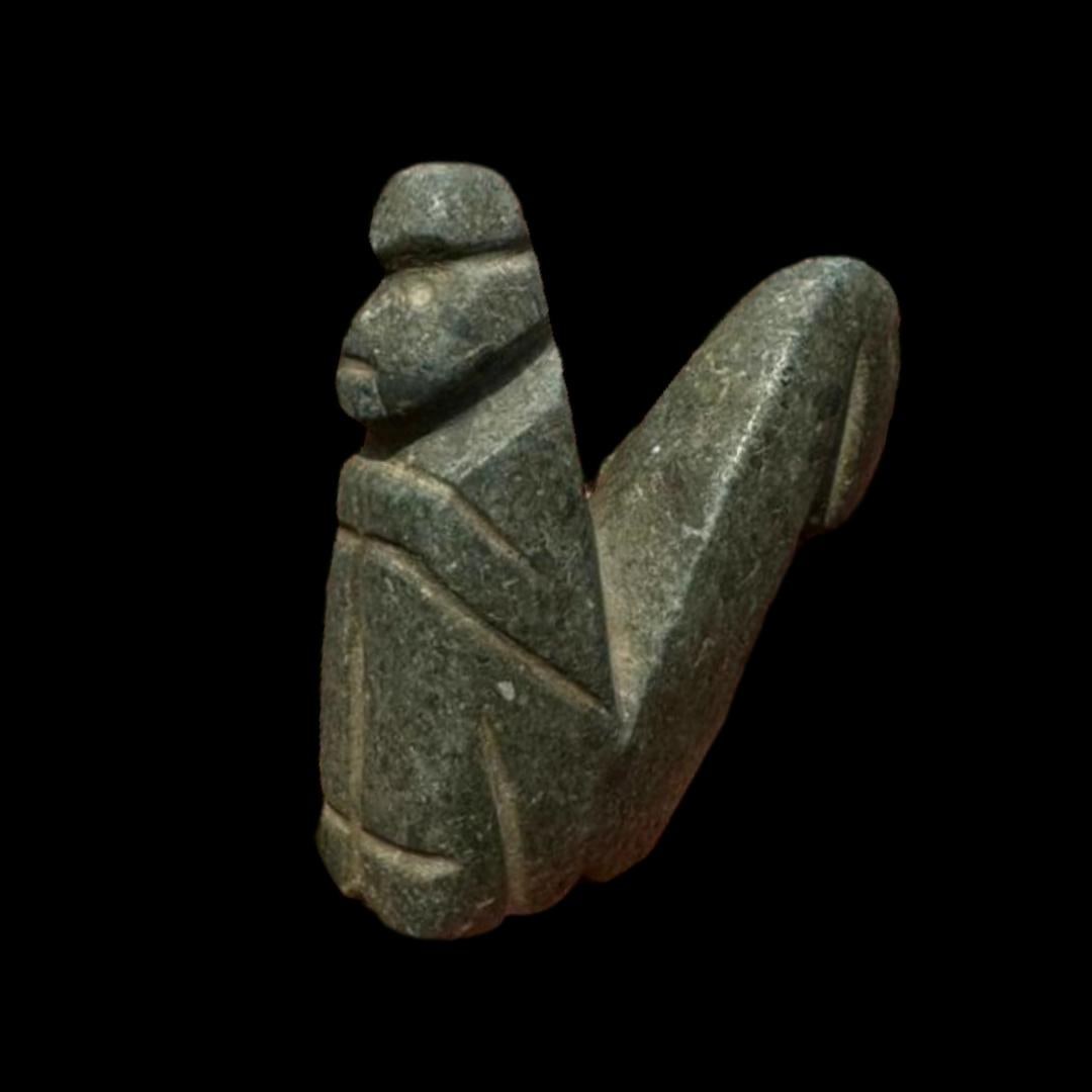 Pre-Columbian Mezcala stone monkey figure (1 of 5)
