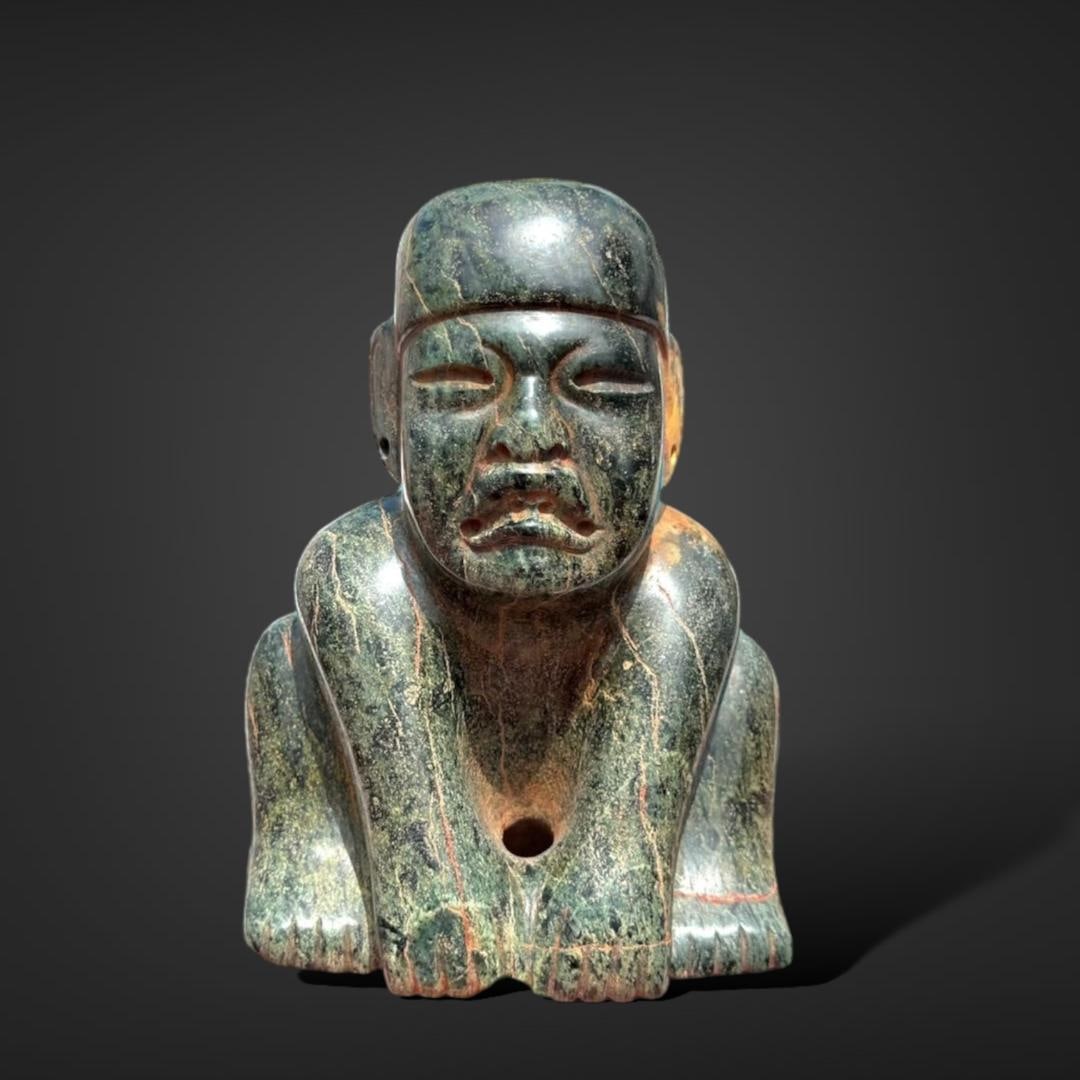 Pre-Columbian Olmec serpentine transformation (1 of 8)