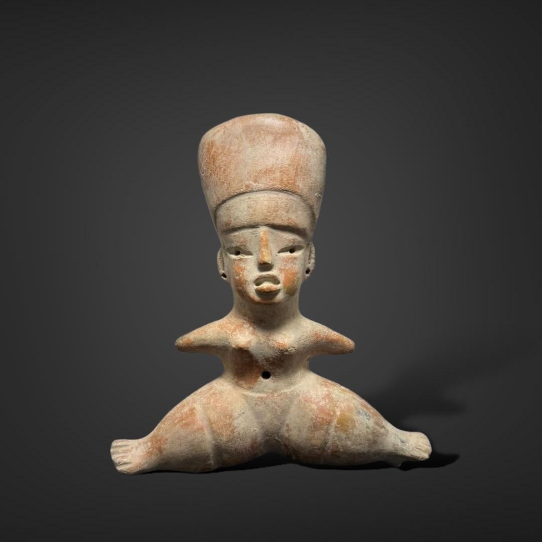 Large Pre-Columbian Tlatilco pottery baby figure (1 of 3)