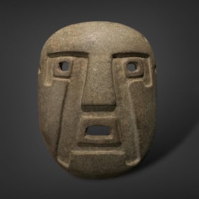 Pre-Columbian Alamito stone mask