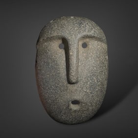 Pre-Columbian Mapuche stone mask