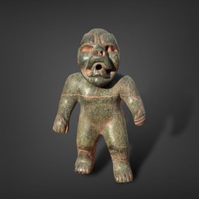 Pre-Columbian Olmec stone figure