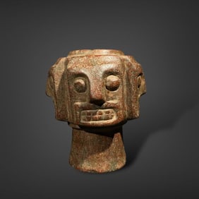 Pre-Columbian Chavin stone mace head