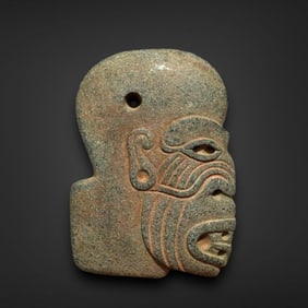 Pre-Columbian Maya stone ball game hacha
