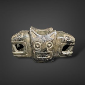 Pre-Columbian Chavin stone mace head