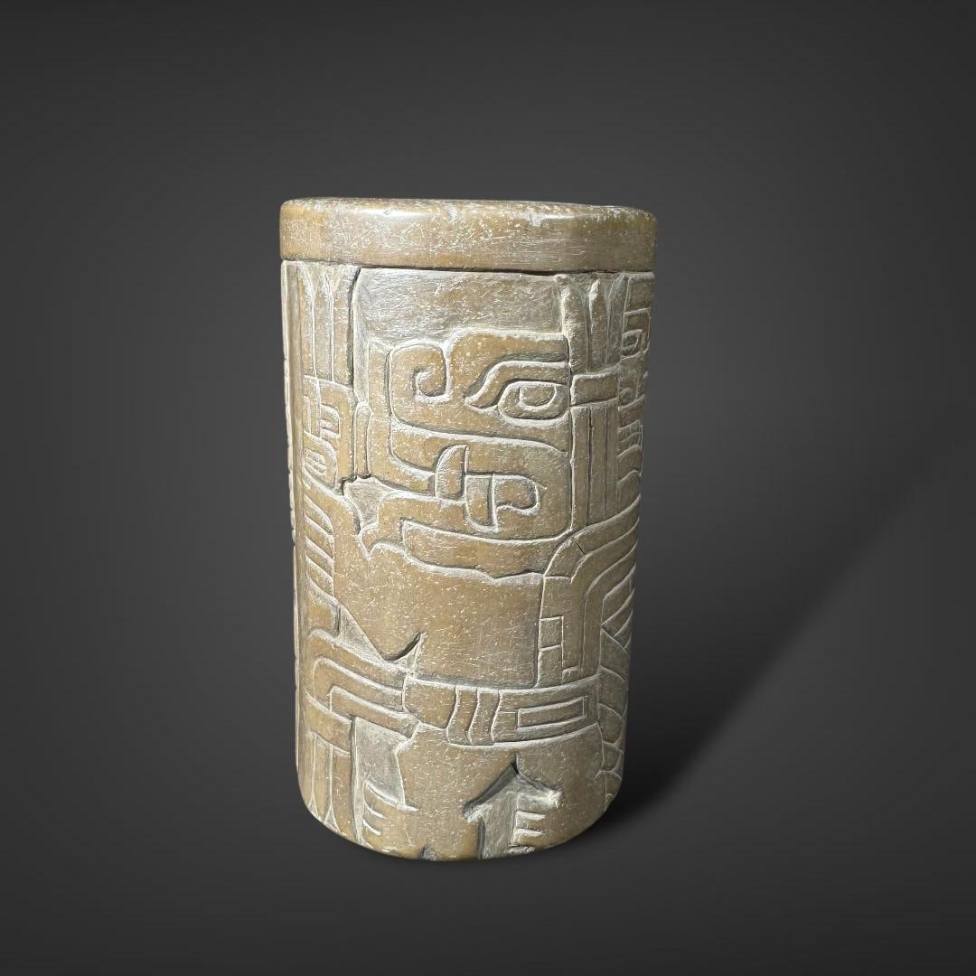 Pre-Columbian Chavin stone kero (1 of 5)