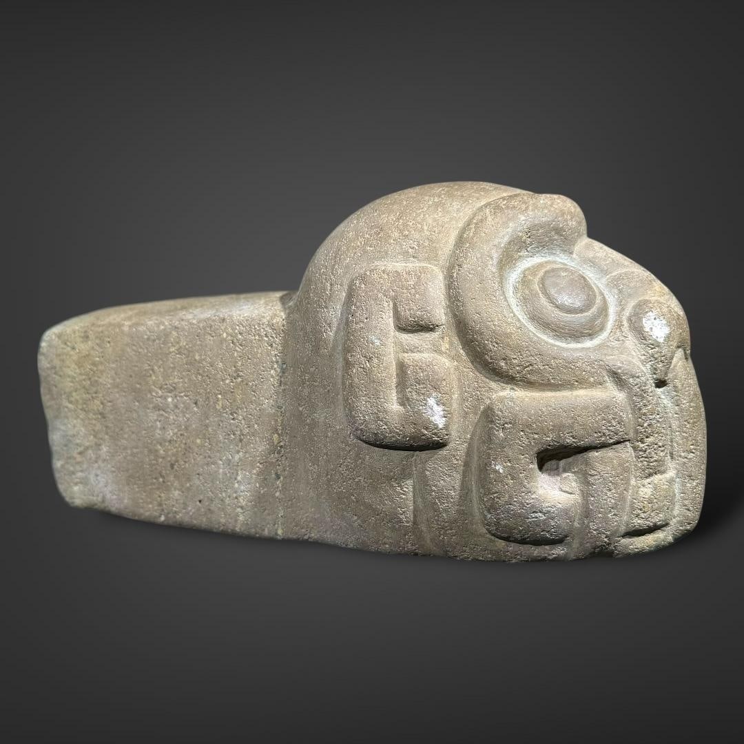 Rare Pre-Columbian Chavin stone Tenon head (1 of 7)
