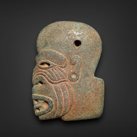 Pre-Columbian Maya stone ball game hacha