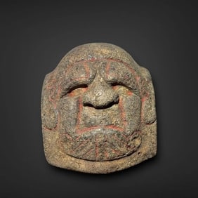 Rare Pre-Columbian Olmec stone yuguito