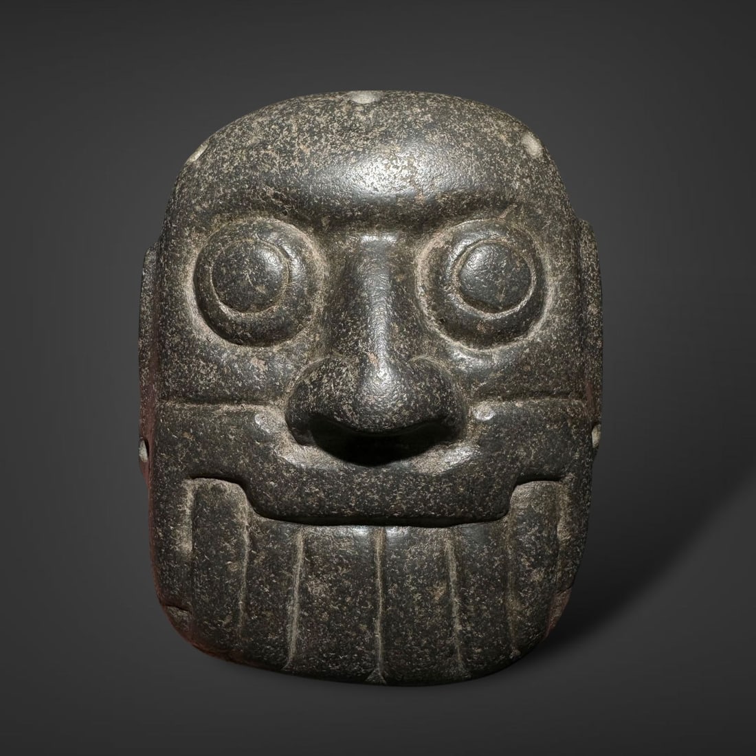 Pre-Columbian Valdivia green stone mace head (1 of 5)