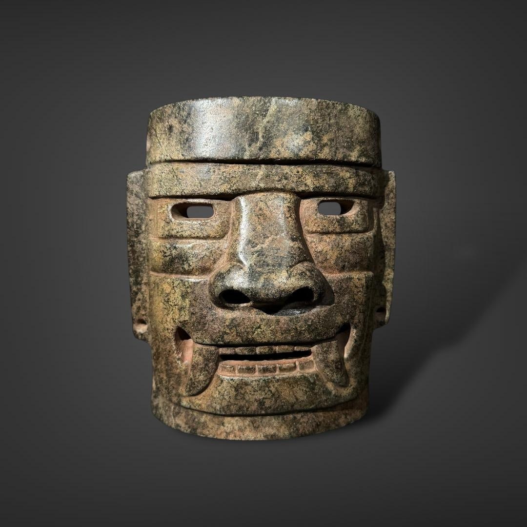 Pre-Columbian Chavin stone mask (1 of 3)