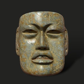 Pre-Columbian Olmec Jade mask