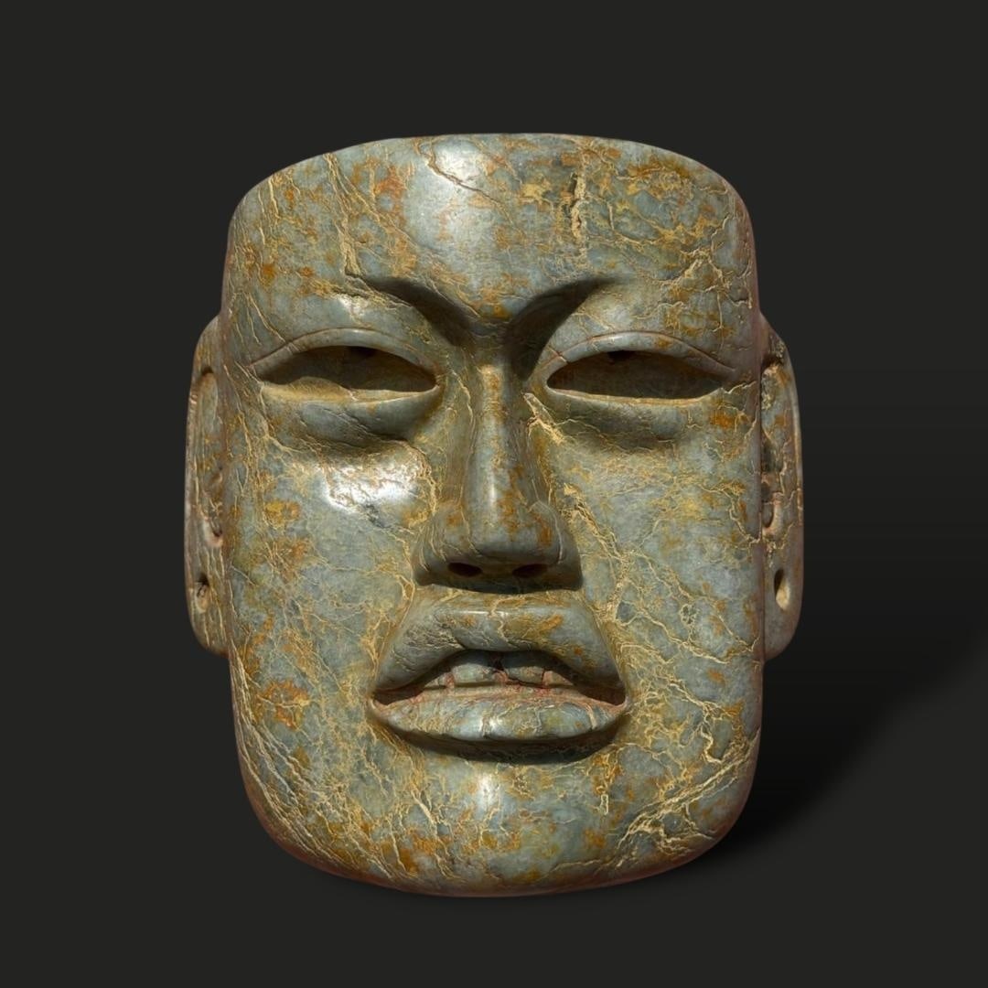 Pre-Columbian Olmec Jade mask (1 of 5)