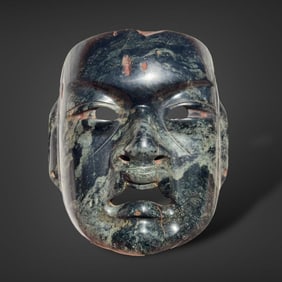 Pre-Columbian Olmec jade mask