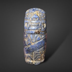 Pre-Columbian Chavin Lapiz Lazuli figure