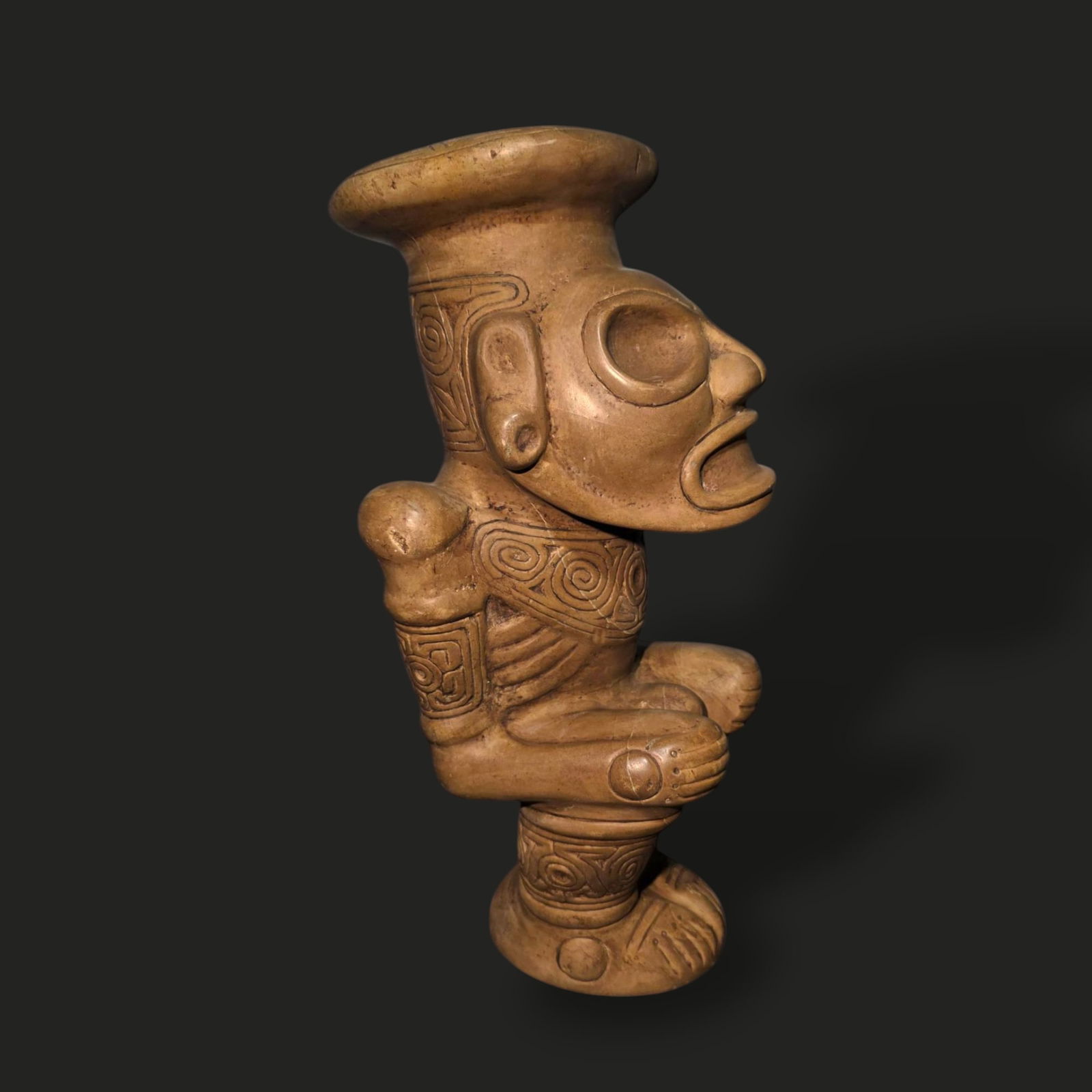 Large Pre-Columbian Taino stone figure (1 of 5)