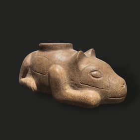 Pre-Columbian Chavin Stone Mortar