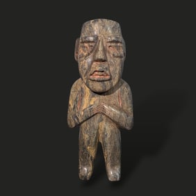 Pre-Columbian Olmec stone figure