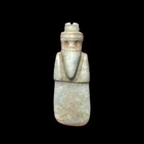 Pre-Columbian Costa Rican jade avian axe god pendant