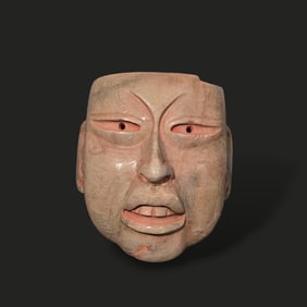 Pre-Columbian Olmec jade mask