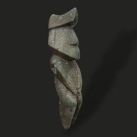 Pre-Columbian Mezcala green stone figure