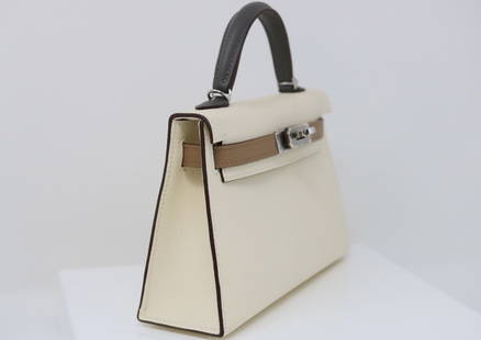 Kelly 20 Mini II Sellier Gris Perle Ostrich GHW - Buy & Consign Authentic  Pre-Owned Luxury Goods