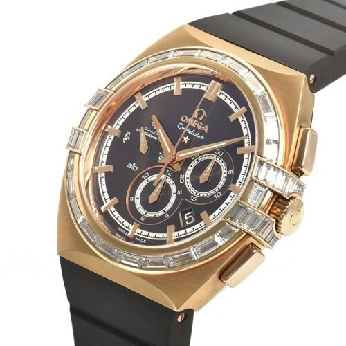 Omega CONSTELLATION DOUBLE EAGLE CHRONï»¿O 121.57.41.50.13.001 RARE BOX AND PAPERS (1 of 4)