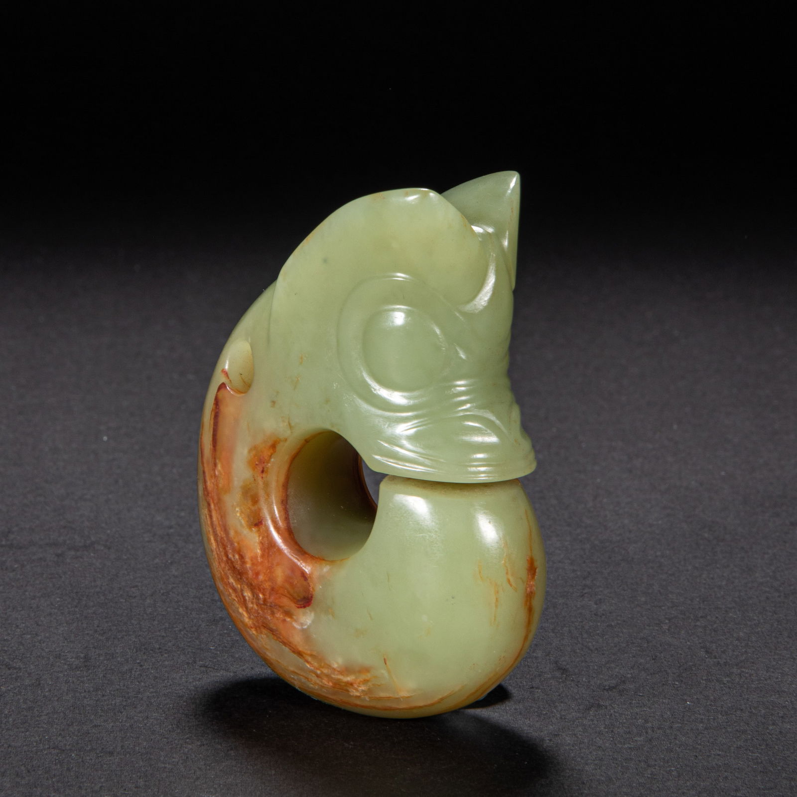 Jade pig dragon before Ming Dynasty (1 of 8)