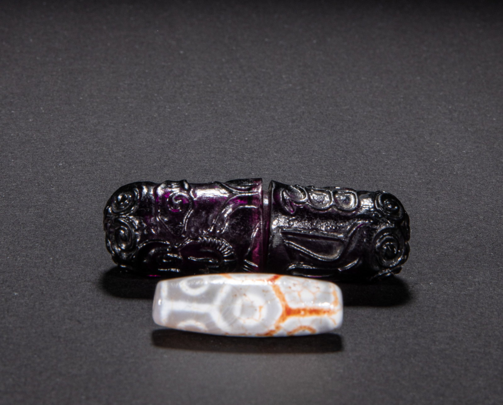 Before the Ming Dynasty, Tianzhu: Height: 3.8cm, width: 1.3cm, weight: 10g