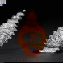 Pure gold painted enamel snuff bottle of Qing Dynasty