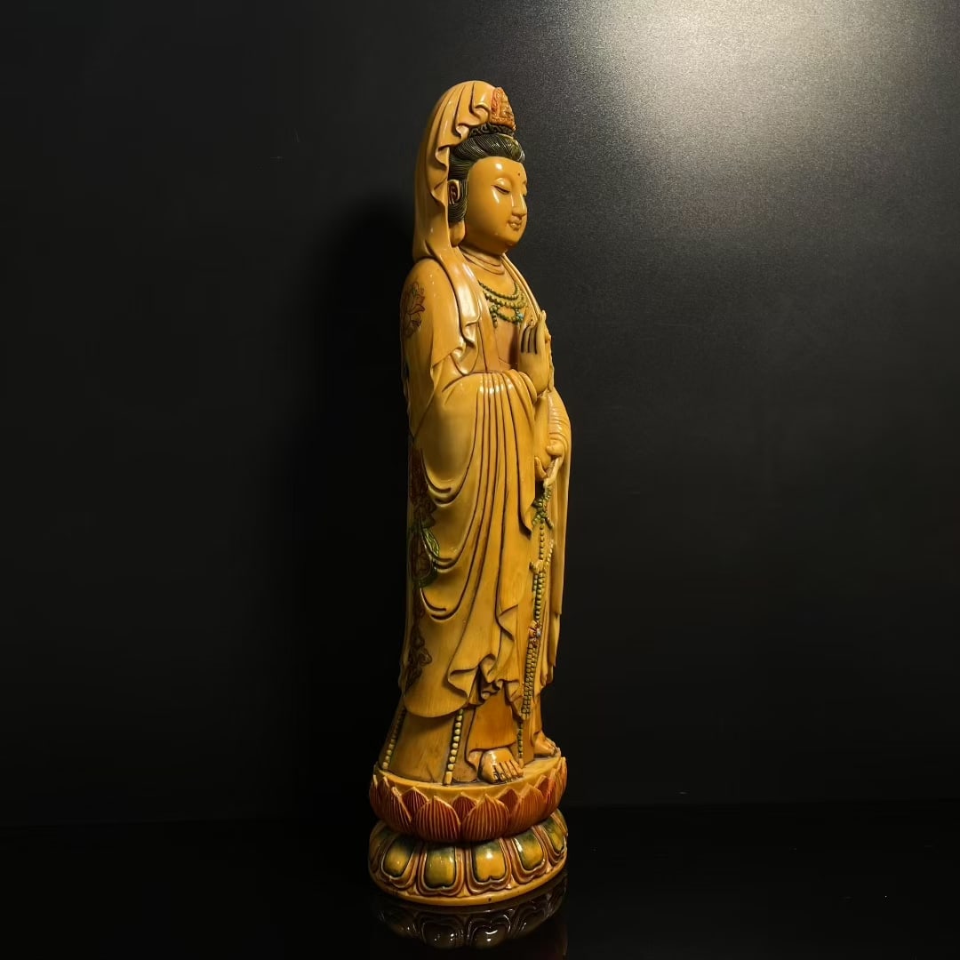 18th-century ivory carvings of Guanyin (1 of 7)